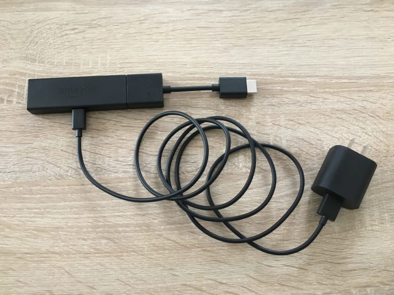 Fire TV Stickの電源アダプタ