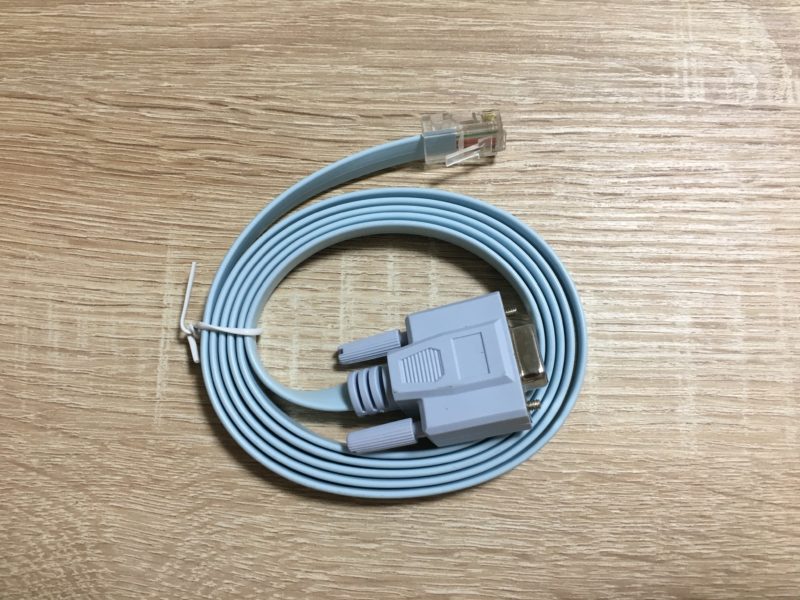 Cisco 1812J コンソールケーブル