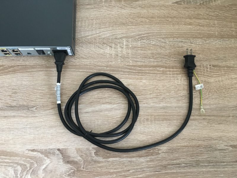 Cisco 1812J 電源ケーブル